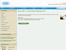 Tablet Screenshot of aaon-store.com